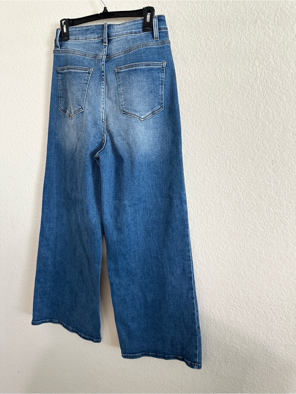 Oneso Blue Wide Leg Flare Jeans - Classic Medium Wash size 29 new out tags - Picture 2 of 5